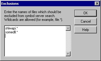 Configuration dialog